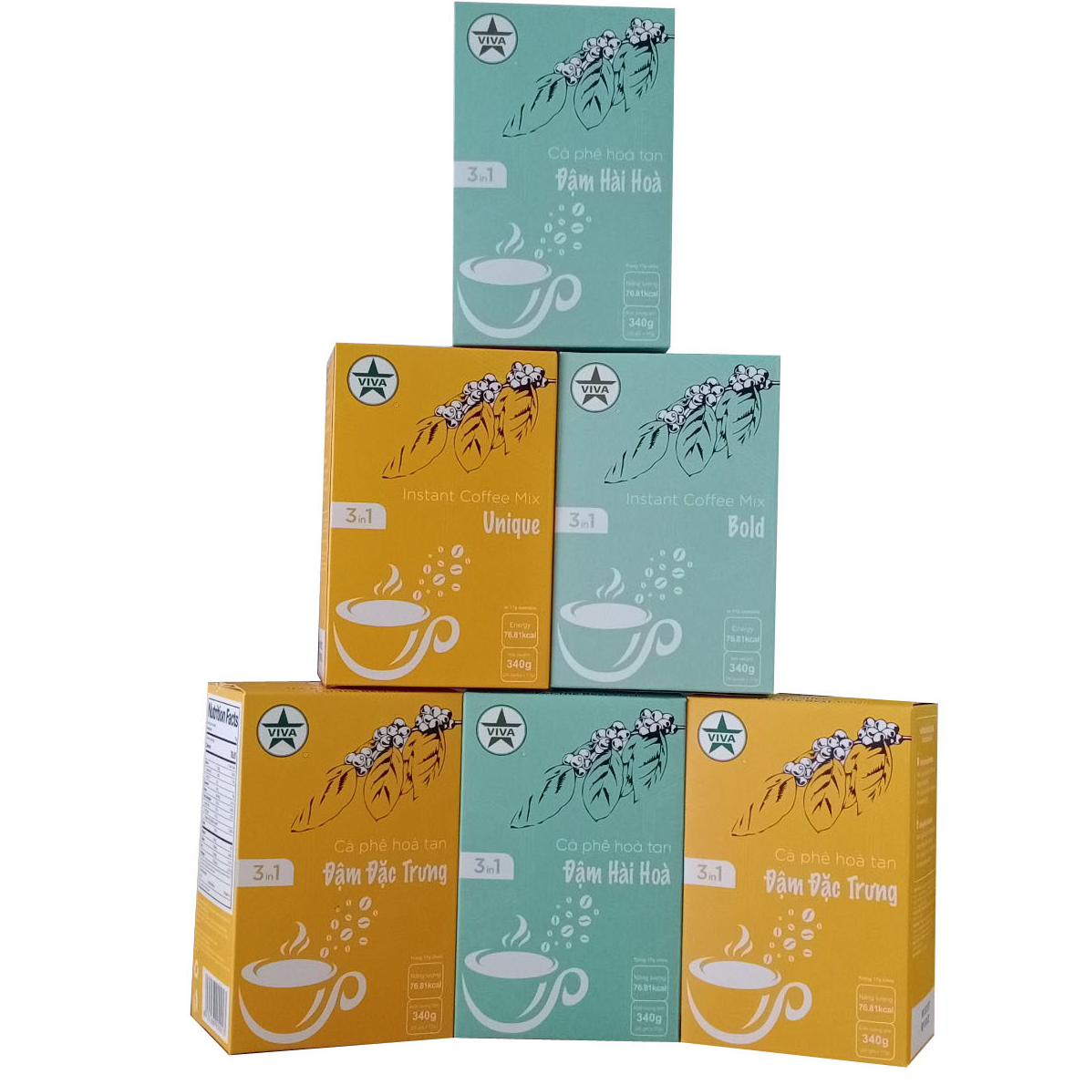 Cà Phê Hòa Tan VIVA STAR COFFEE 3in1 Đậm Đặc Trưng