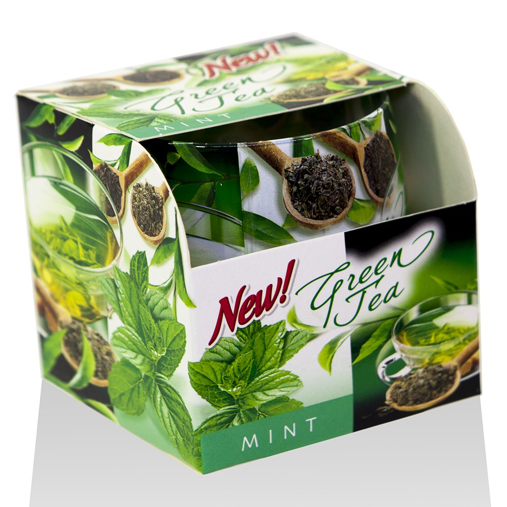 Ly nến thơm tinh dầu Bartek Green Tea 100g QT024467 - hương trà xanh (giao mẫu ngẫu nhiên)