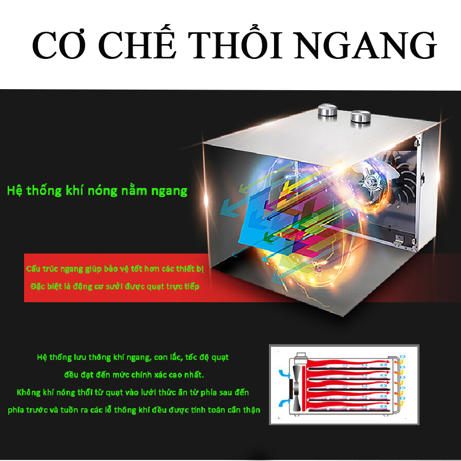 Máy sấy inox thực phẩm septree 6 khay - Hàng nhập khẩu