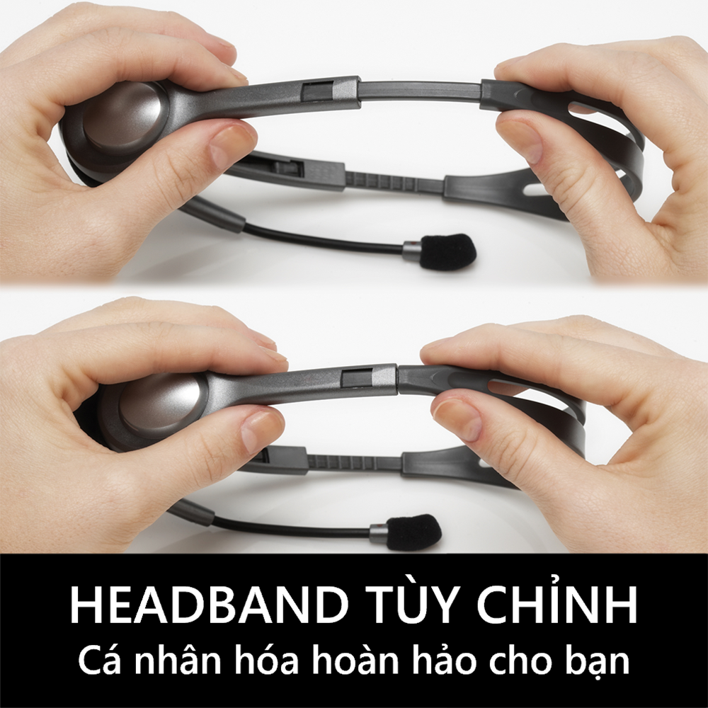 Tai nghe chụp tai Logitech H111 - Hàng chính hãng