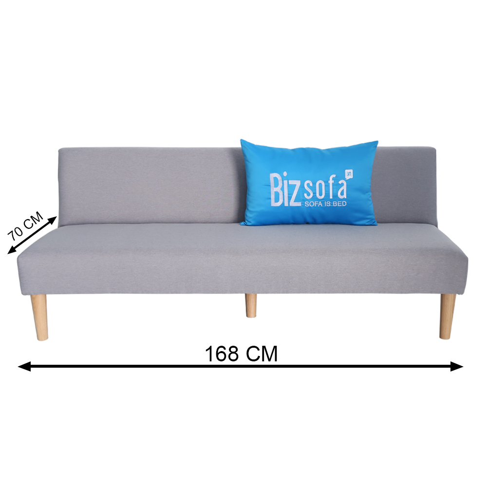 Ghế Sofa Giường BizSofa Bed MLF-161 168x70x70 cm - Xám Trắng