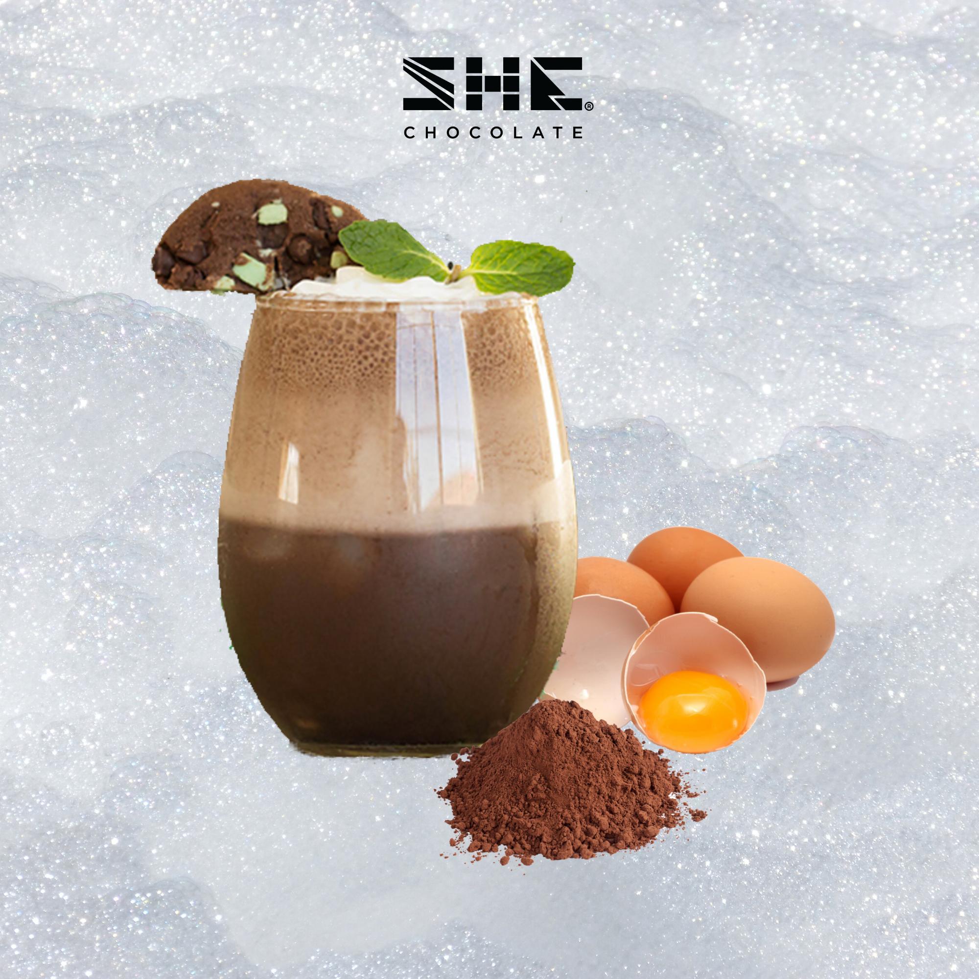 Bột Socola SHE nguyên bản - Túi 500g - SHE Chocolate. Bổ sung năng lượng, tốt cho sức khỏe và dinh dưỡng, pha uống nóng/ đá tiện lợi. Quà tặng sức khỏe, quà tặng người thân, dịp lễ