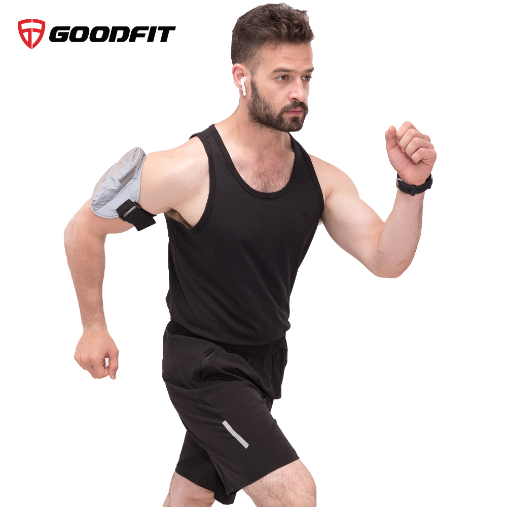Đai đeo chạy bộ, túi đựng điện thoại đeo tay chạy bộ GoodFit chống nước, phản quang Goodfit GF201RA