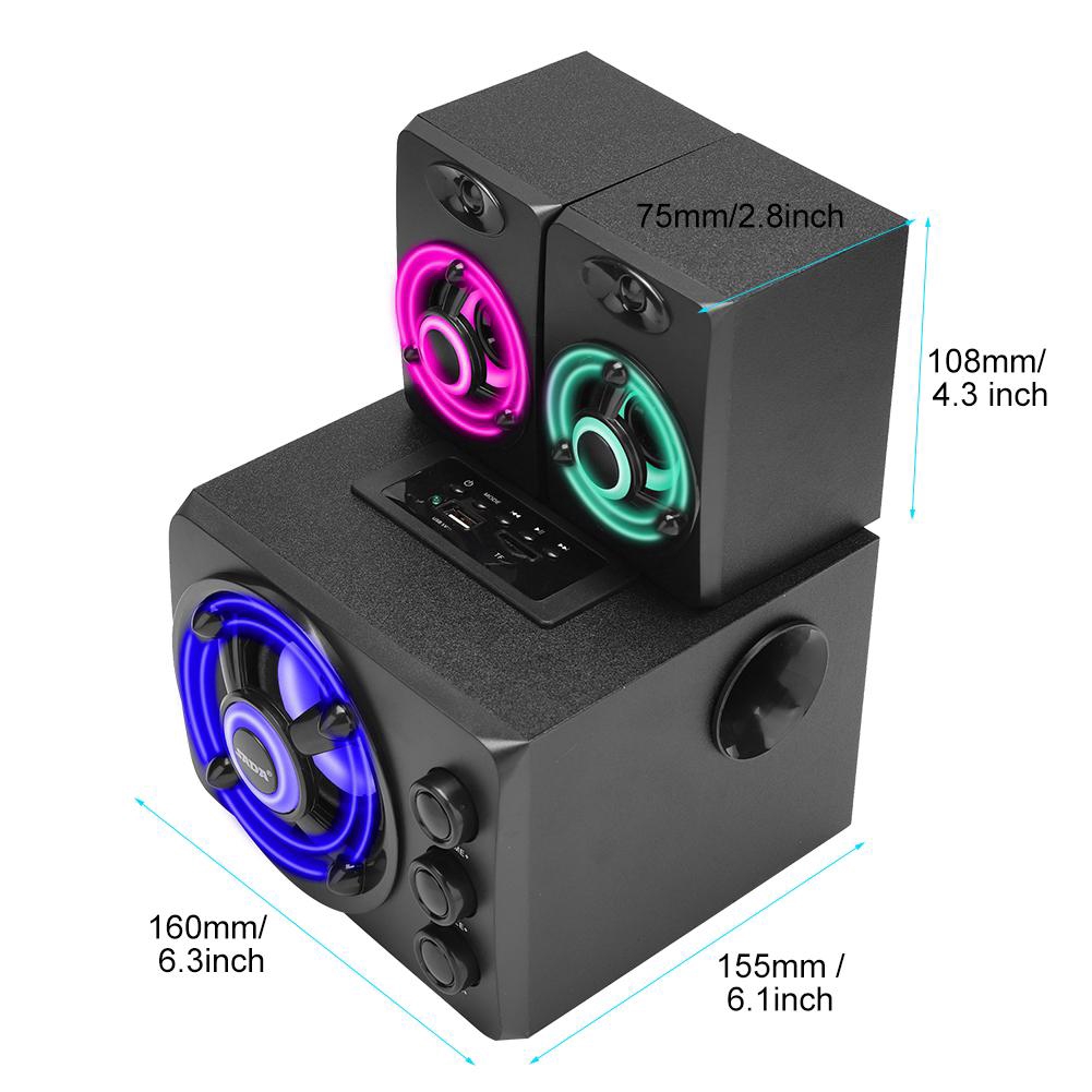 Loa máy tính 2.1 SADA D-208UBT