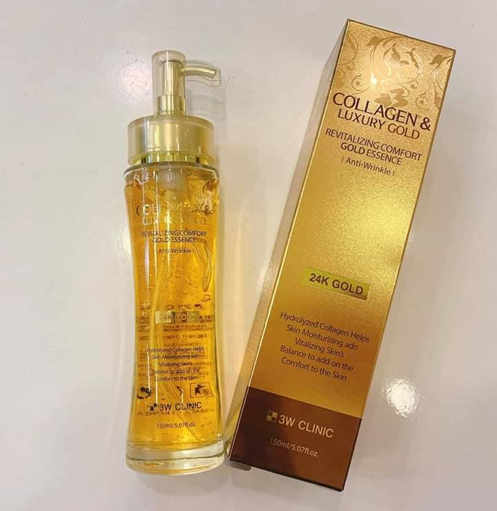 Serum trắng da - Serum vàng 24k Luxury Gold chống lão hóa 3W Clinic Hàn Quốc 150ml