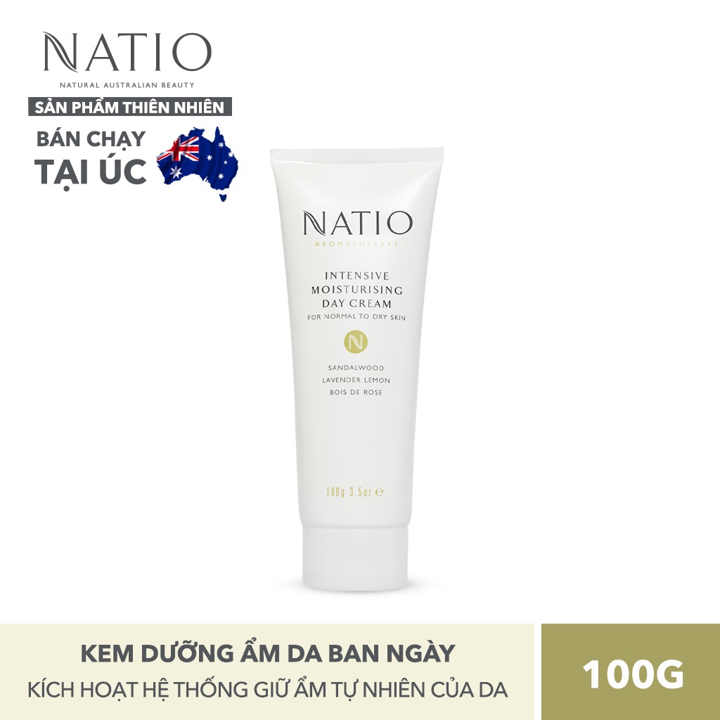 Kem Dưỡng Ẩm Da Ban Ngày Natio Aromatherapy Intensive Moisturising Day Cream 100g