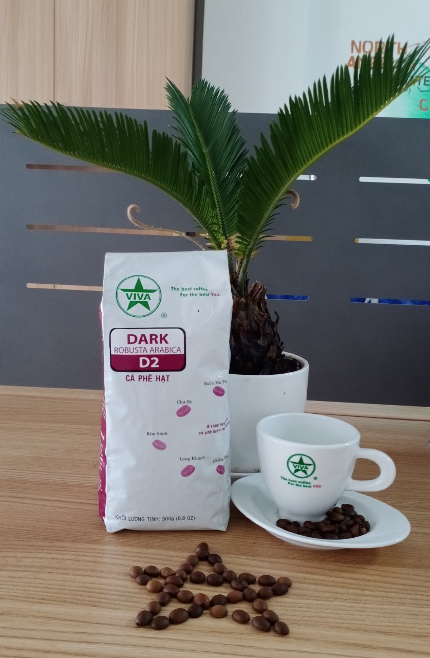 Cà phê Robusta Arabica VIVA Dark 500g