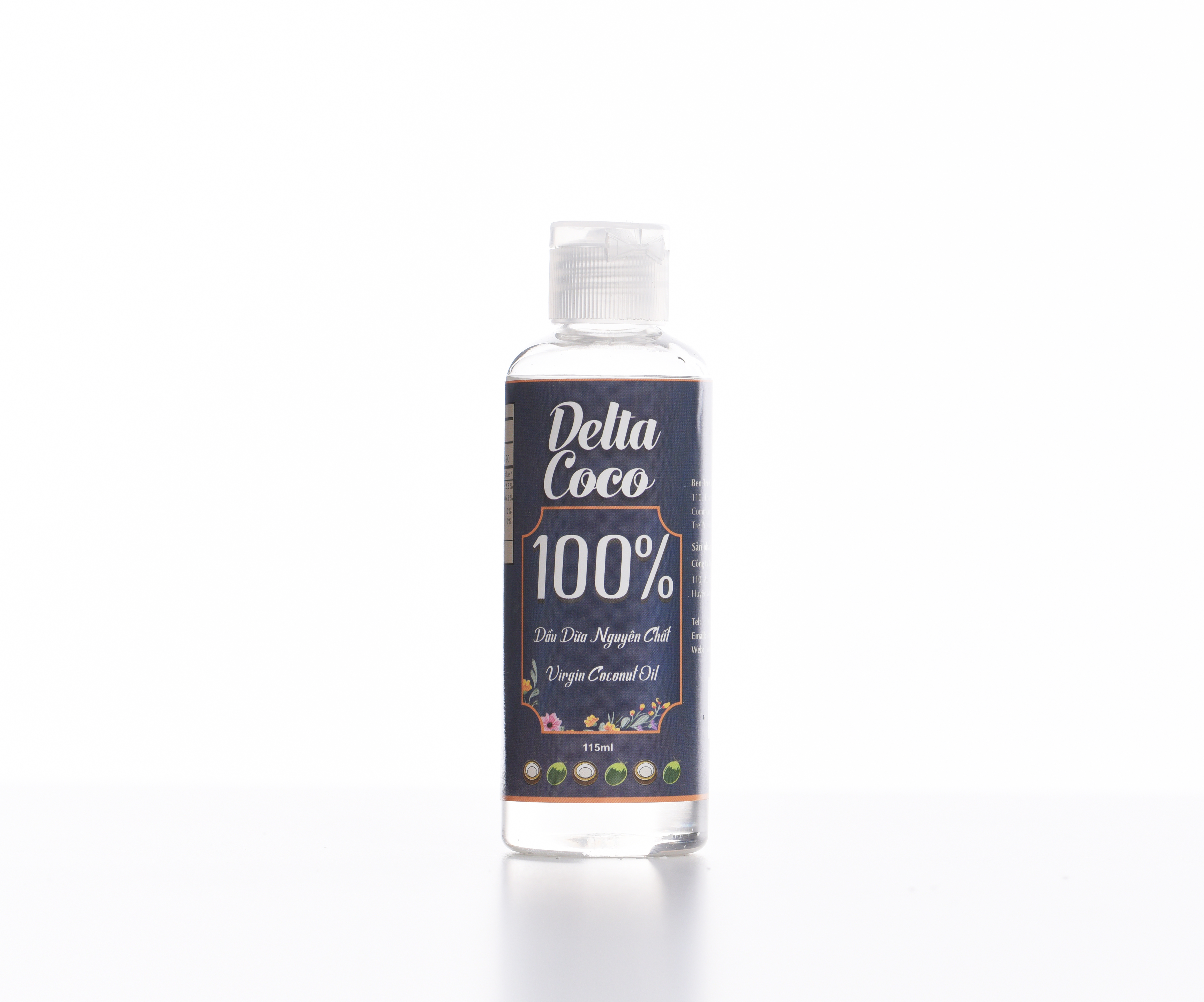 Dầu dừa nguyên chất Delta Coco 115ml