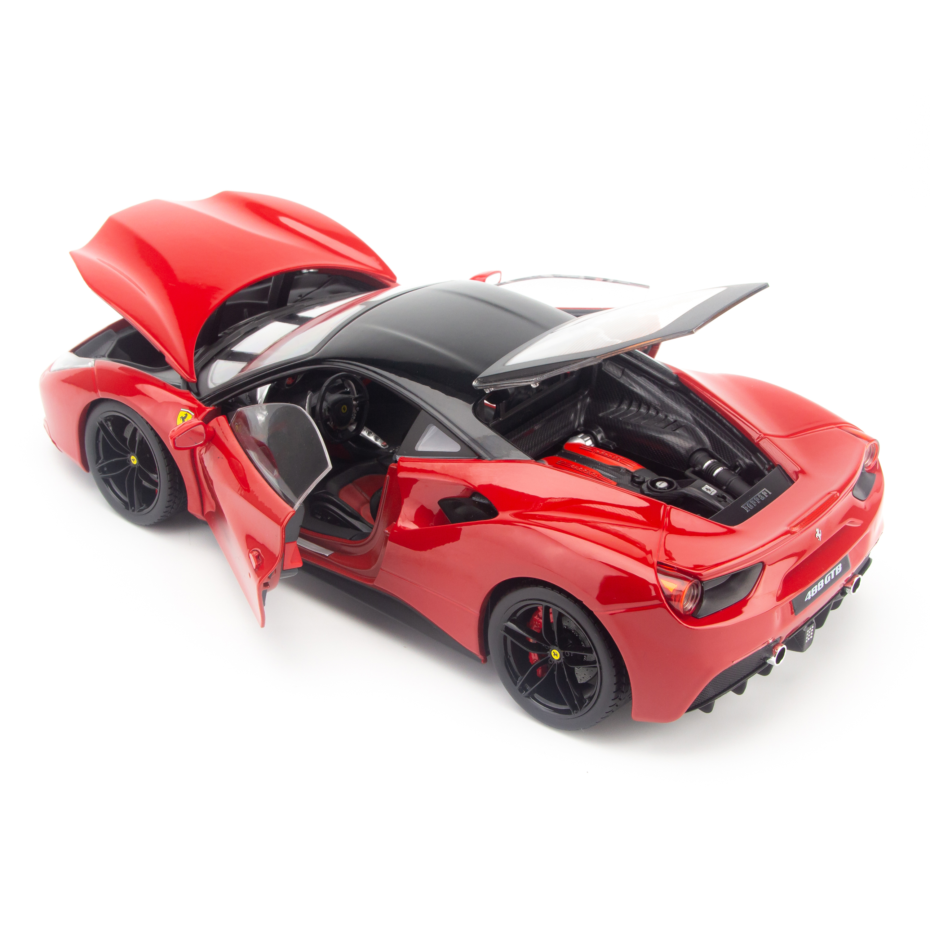 Mô Hình Xe Ferarri 488 GTB Red 1:18 Bburago Signature - MH18-16905