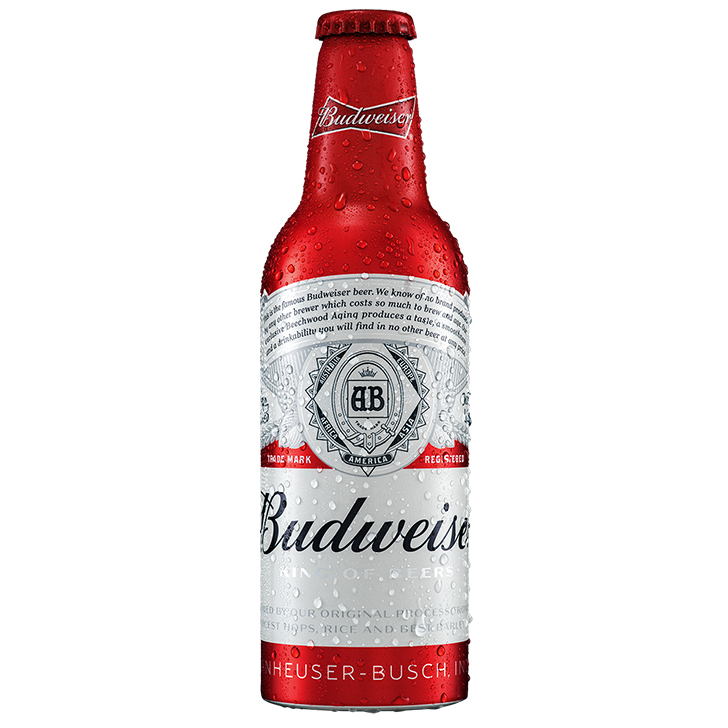 Thùng 24 Chai Bia Budweiser Alumium (355ml / Chai) - Giao Mẫu Ngẫu Nhiên