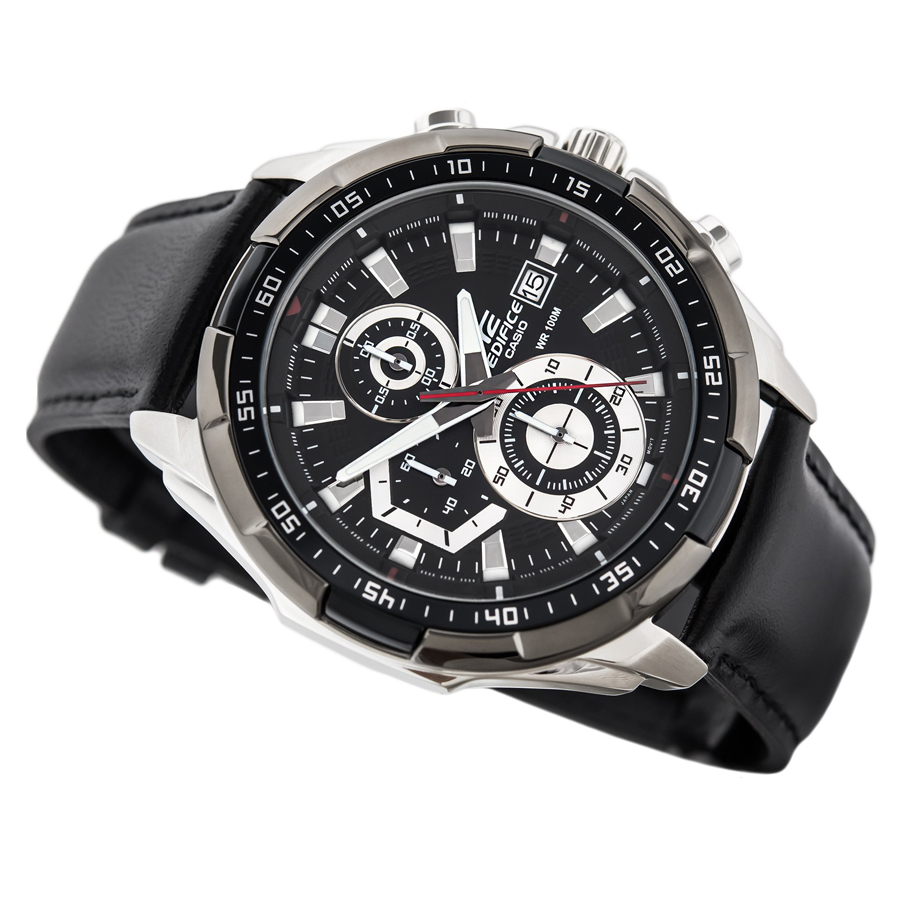 Đồng hồ nam dây da Casio Edifice chính hãng EFR-539L-1AVUDF