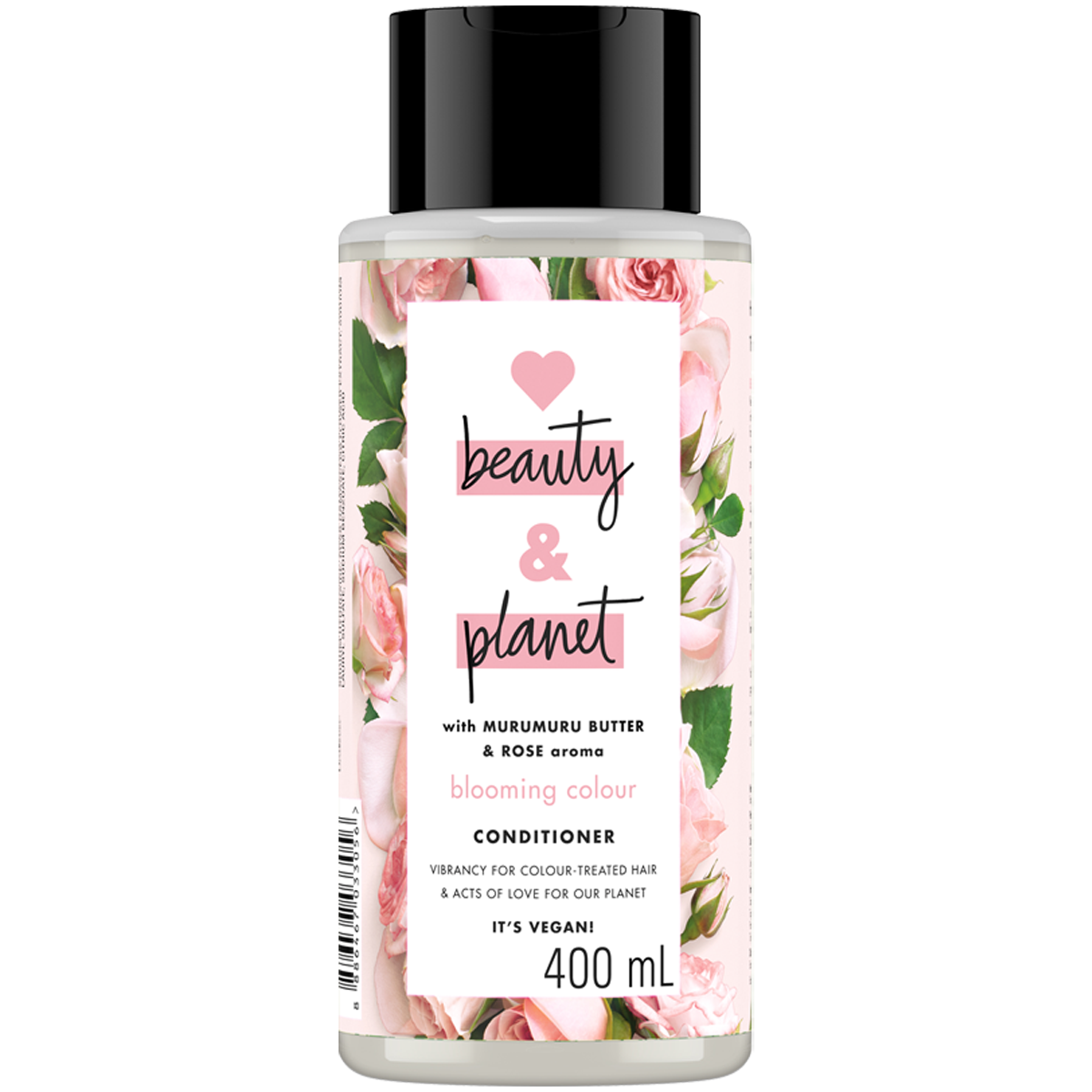 Combo 400ml x2 Dầu Gội Và Dầu Xả Love Beauty And Planet Óng Mượt Rạng Rỡ Với 100% Tinh Dầu Hoa Hồng Bulgaria Và Bơ Murumuru