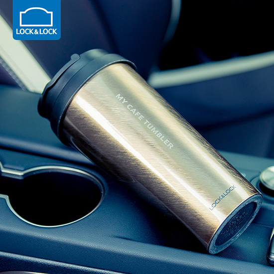 Ly Giữ Nhiệt Bằng Thép Không Gỉ Lock&Lock Clip Tumbler LHC4151GOD - Gold