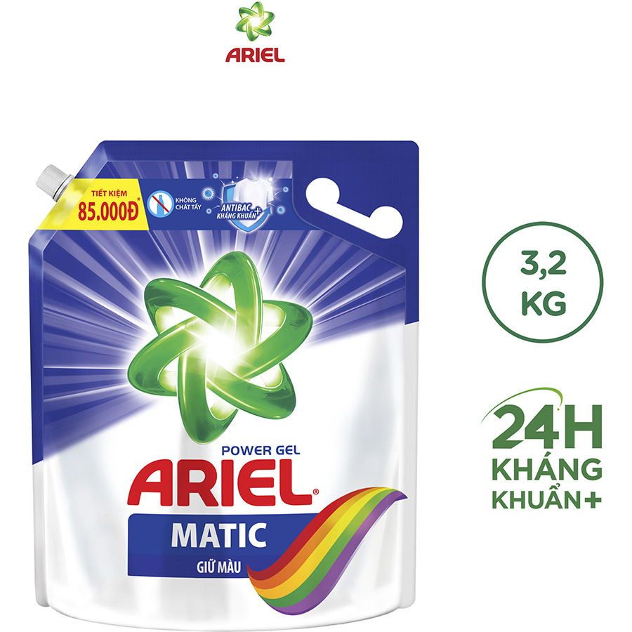 Nước Giặt Ariel Giữ Màu 3.25kg