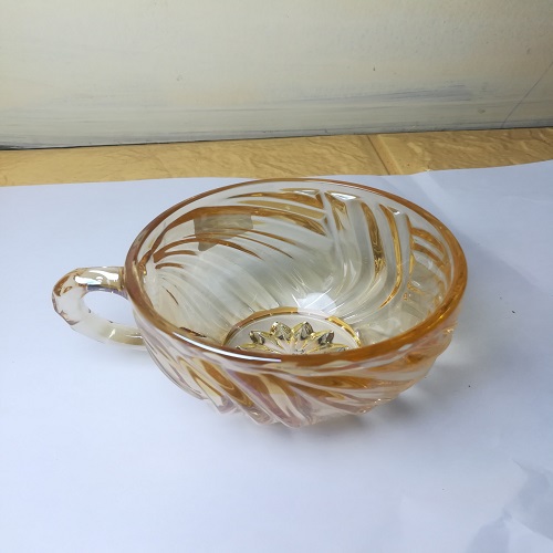 Bộ 6 cốc thuỷ tinh vàng bóng