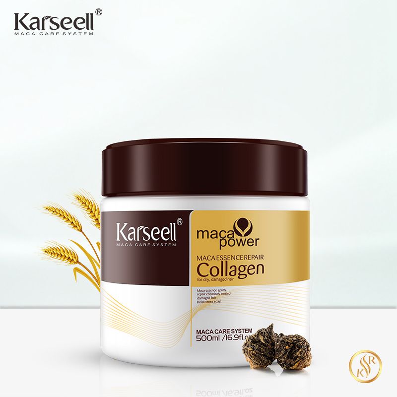 Kem Ủ Tóc Collagen Karseell Maca 500ml (Hủ)