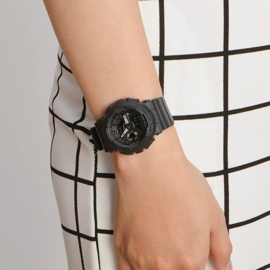 Đồng hồ nữ dây nhựa Casio Baby-G chính hãng BA-110BC-1ADR (43mm)