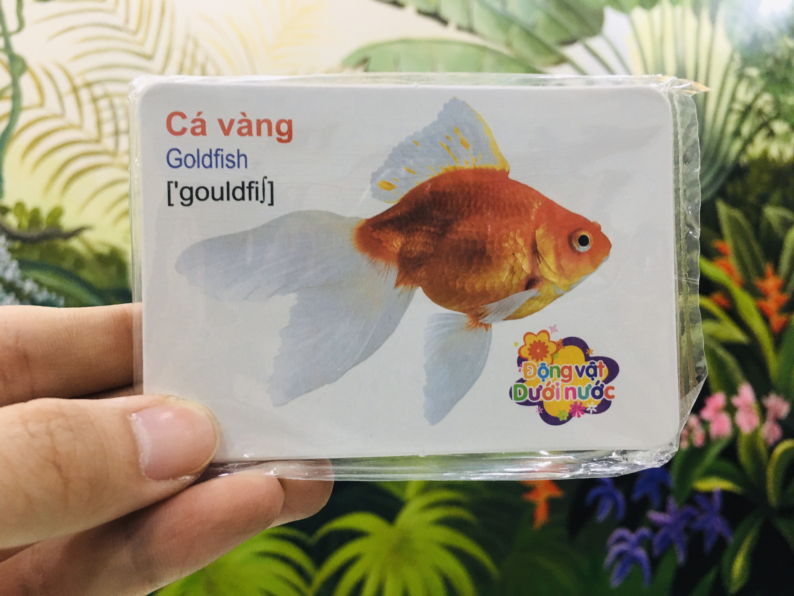 Thẻ Học Thông Minh Flashcard Song Ngữ Cho Bé