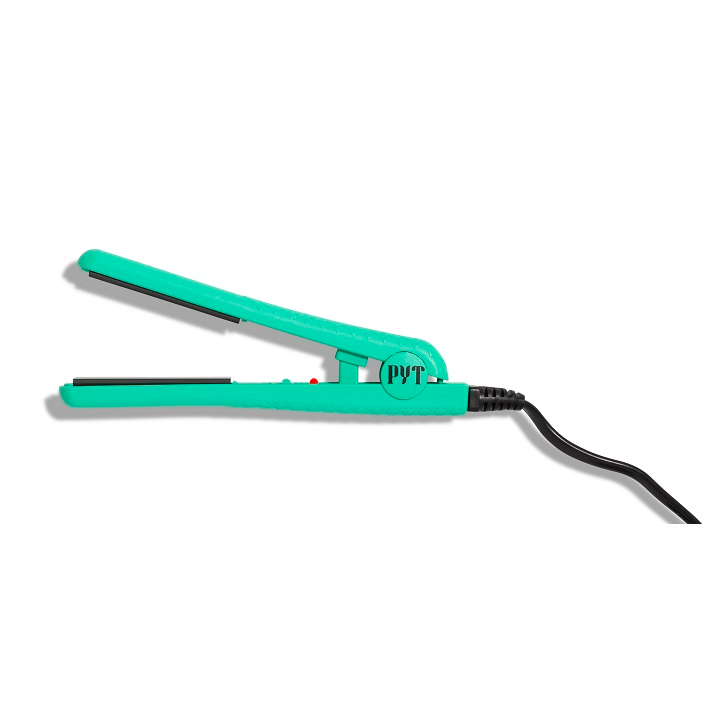 Máy Ép, Uốn Tóc Mini Lõi Sứ - Mini Ceramic Styler Turquoise PYT (Màu Xanh) - Công Nghệ Nhiệt Hồng Ngoại Xa -  Phù Hợp Cho Du Lịch