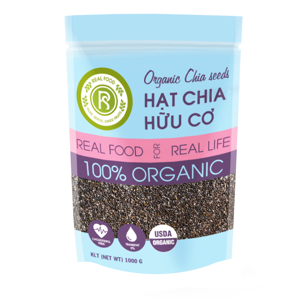 Túi Hạt Chia Tím Organic Úc (1kg)