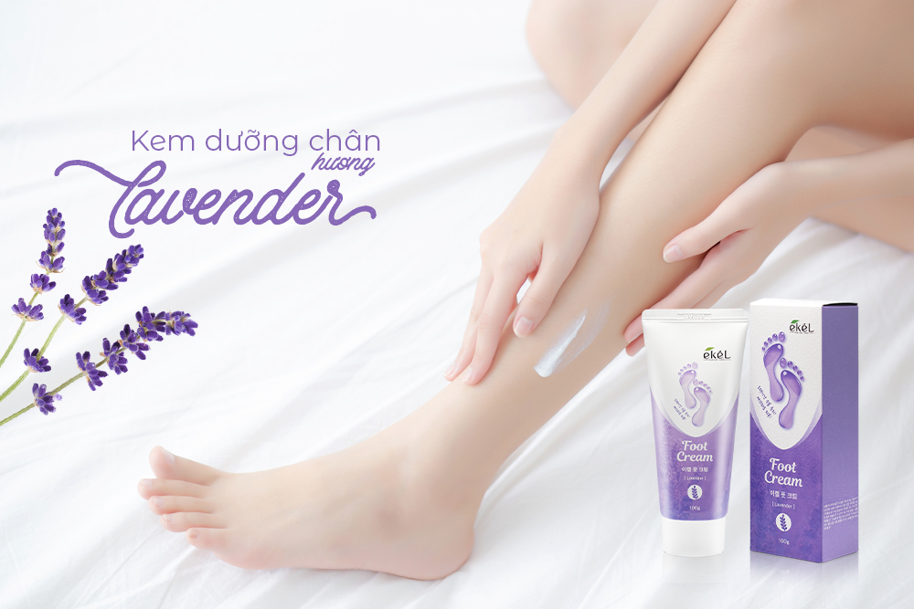 Kem dưỡng da chân hoa oải hương Lavender Ekel