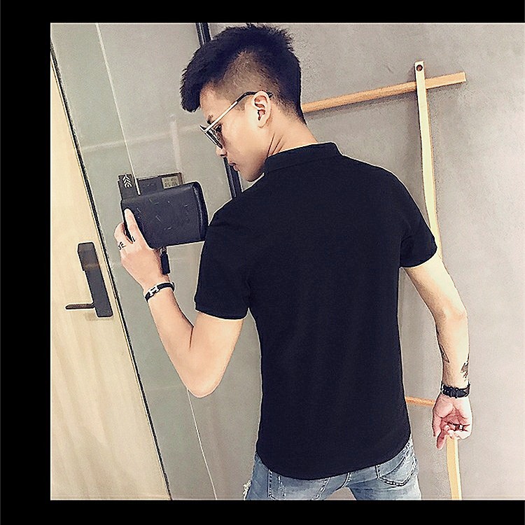 Áo phông, áo thun Polo Nam có cổ, tay ngắn, họa tiết thêu trước ngực mang phong cách Hàn Quốc cá tính, chất liệu vải Cotton cao cấp, mềm mịn, co giãn, hợp xu hướng thời trang - Mẫu HOT