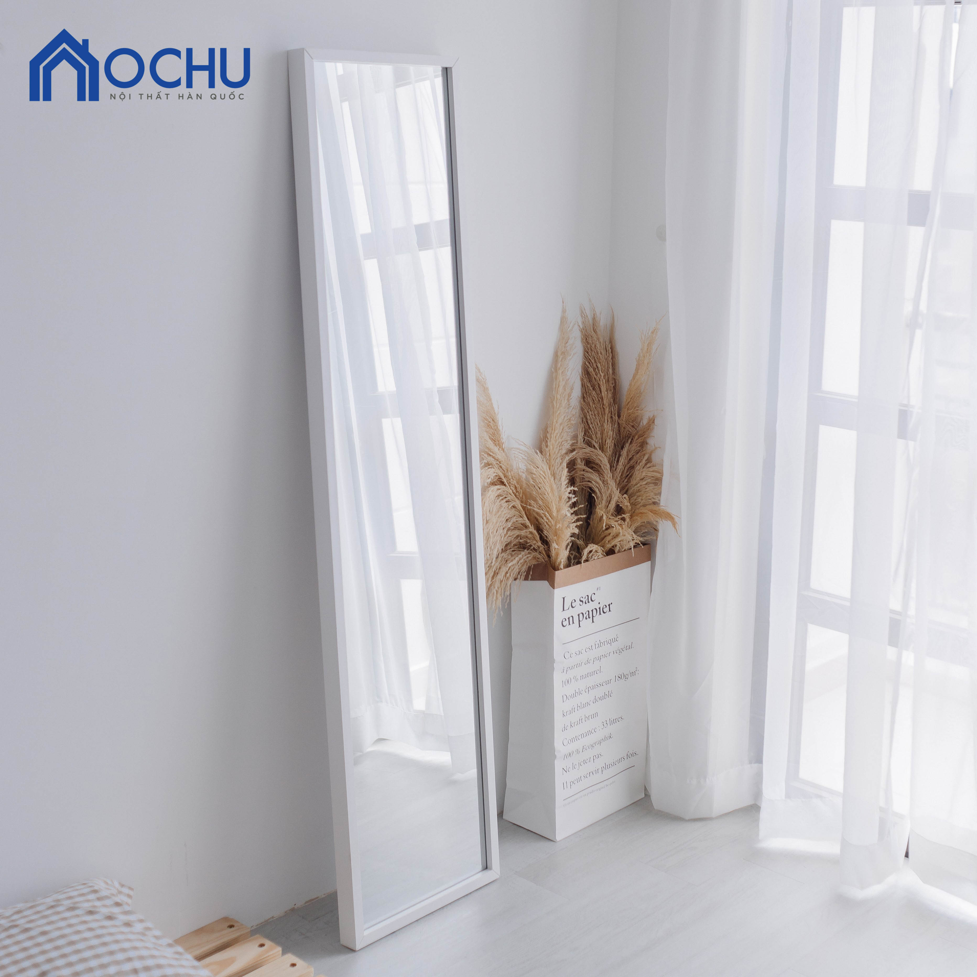 Gương Đứng Soi Toàn Thân Khung Gỗ OCHU - Mirror M - Natural/White