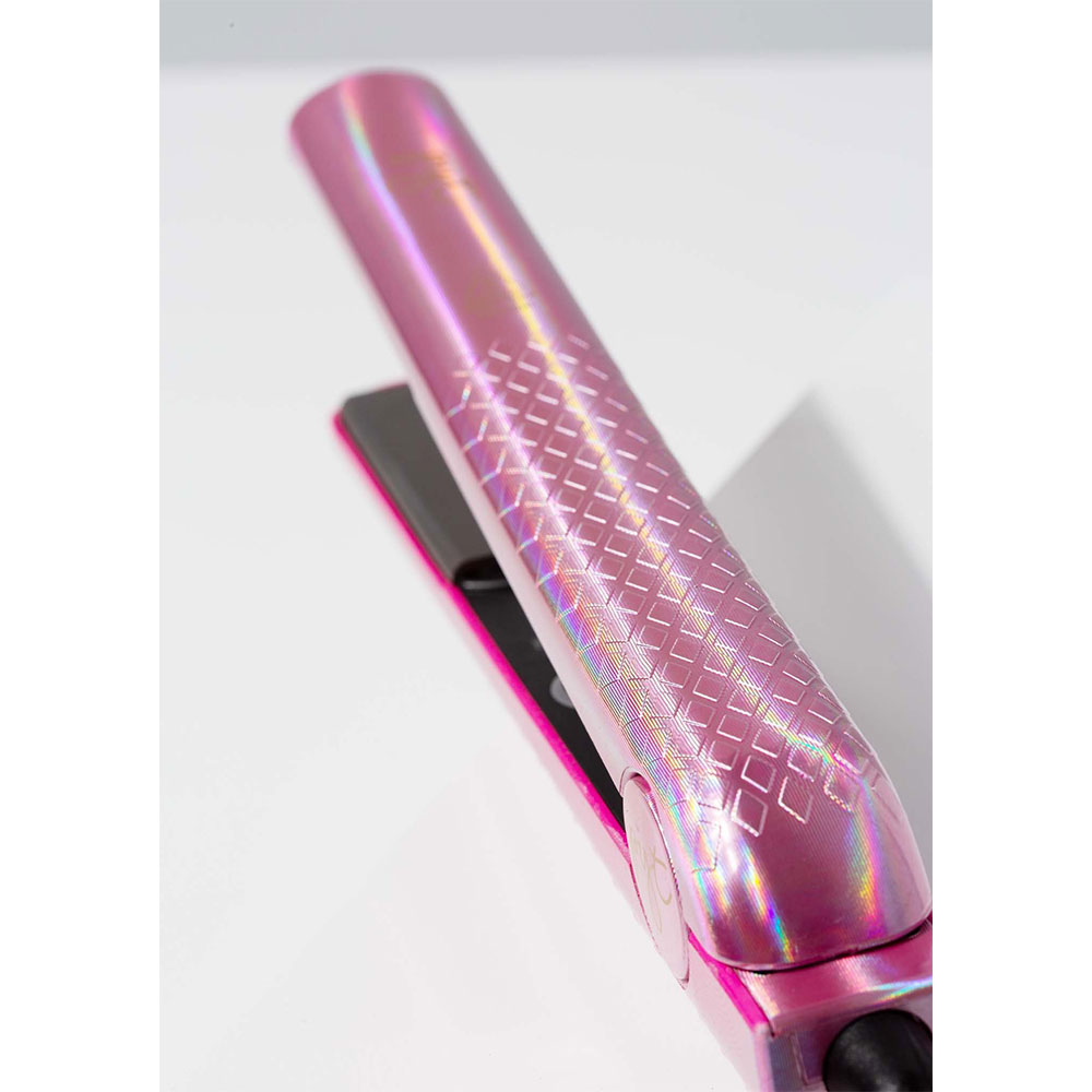 Máy Ép Tóc Lõi Sứ PYT Ceramic Styling Tool (2 trong 1) - Màu Hồng Ánh Kim - Công Nghệ Nhiệt Hồng Ngoại Xa - Có Thể Vừa Duỗi Và Uốn Tóc