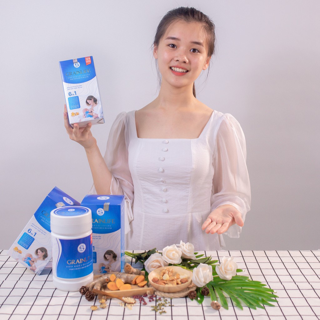 Ngũ Cốc Siêu Lợi Sữa Long Liên (500g) - Lợi Sữa Sau Sinh - Bổ Sung Dinh Dưỡng Thiết Yếu Cho Bé - Mẹ Đẹp Da, Giữ Dáng