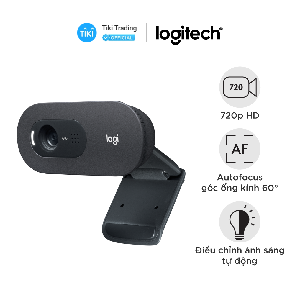 Webcam Logitech C505 720p HD 30FPS - Hàng chính hãng