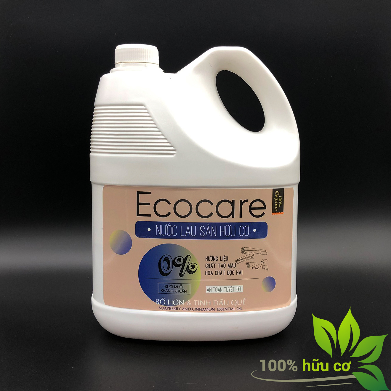 Nước lau sàn Hữu cơ đuổi muỗi hương Quế 4000ml thương hiệu Ecocare