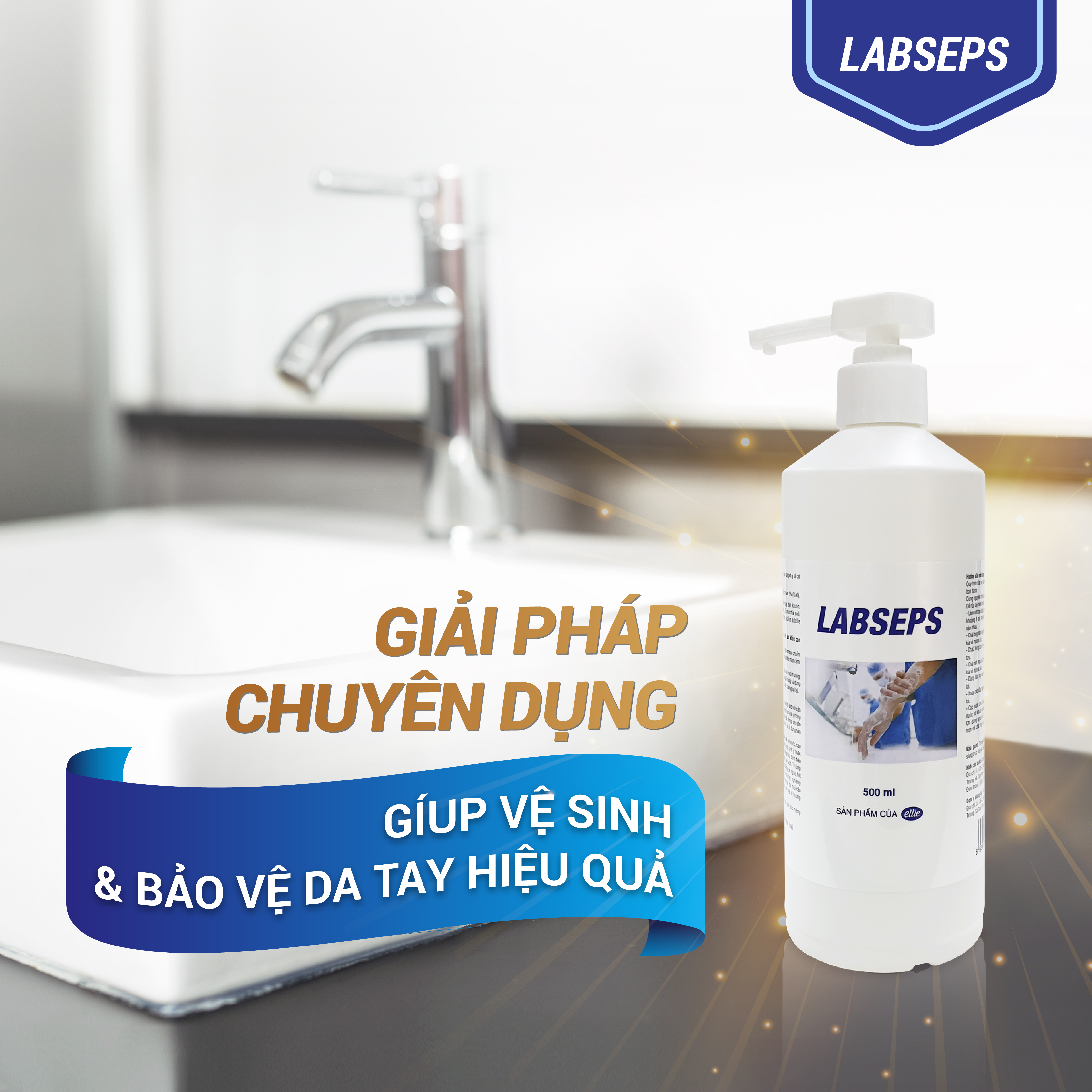 Dung dịch rửa tay diệt khuẩn LABSEPS