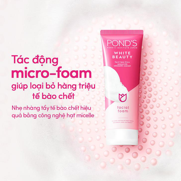 Sữa Rửa Mặt Dưỡng Trắng Da Ponds White Beauty 100g