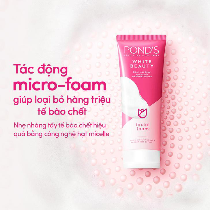 Sữa Rửa Mặt Làm Sáng Da Pond's White Beauty (100g)