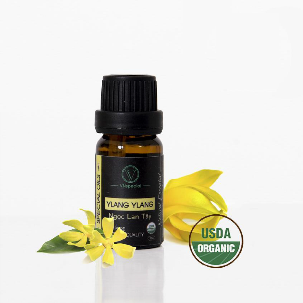 Tinh Dầu Hữu Cơ Ngọc Lan Tây | Organic Ylang Ylang Oil| Tinh dầu Nhập Khẩu USDA - Vnspecial Oils (10ml)