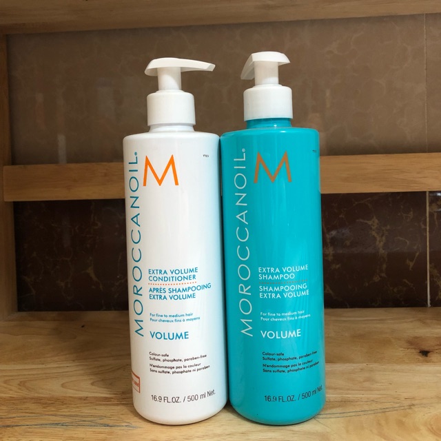 Bộ dầu gội xả tăng phồng tóc Moroccanoil Extra Volume shampoo Conditioner 500ml - Hàng chính hãng