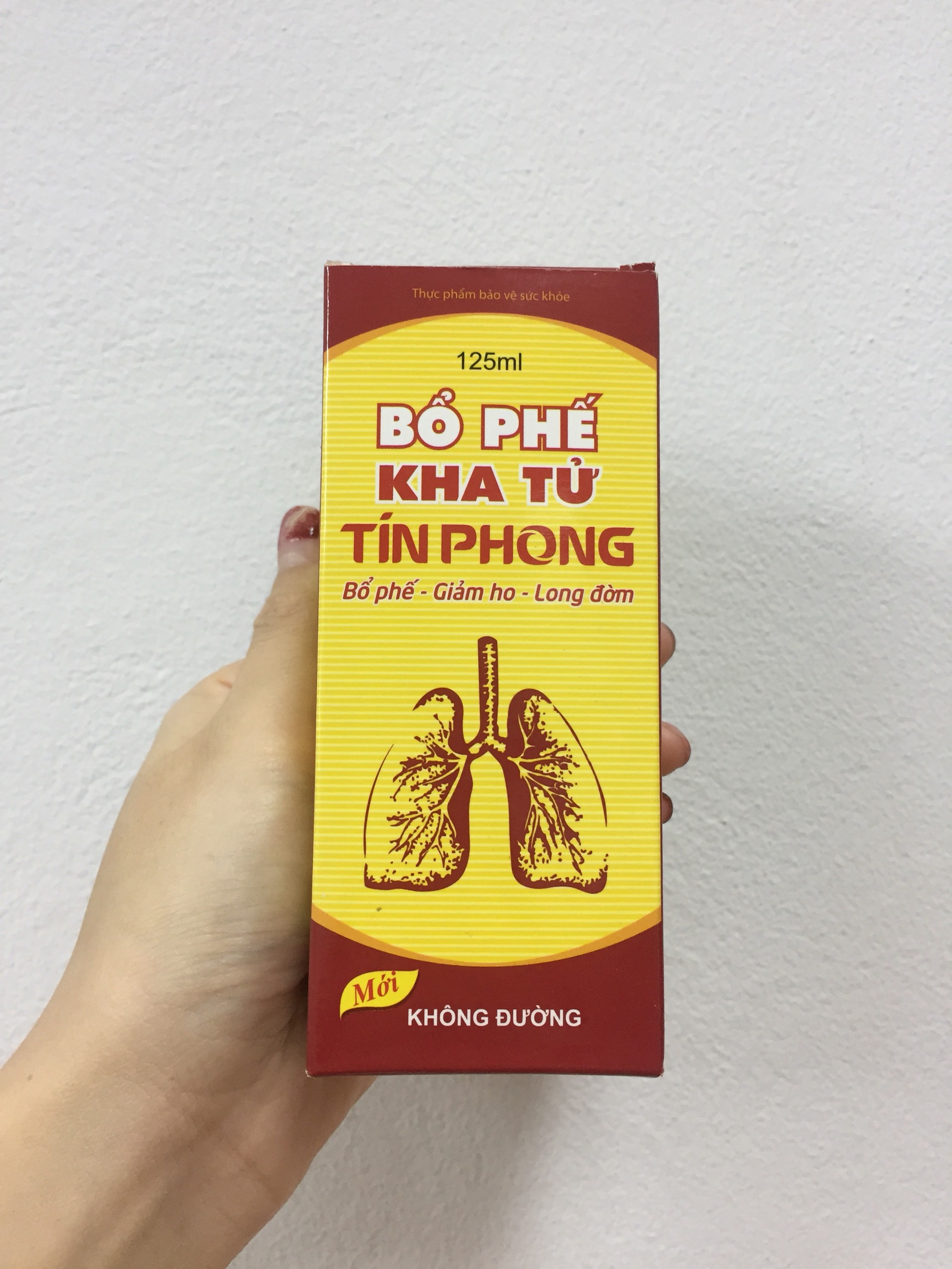 Siro Bổ Phế Kha Tử Tín Phong - Bổ phế, giảm ho, long đờm - Lọ 125 ml