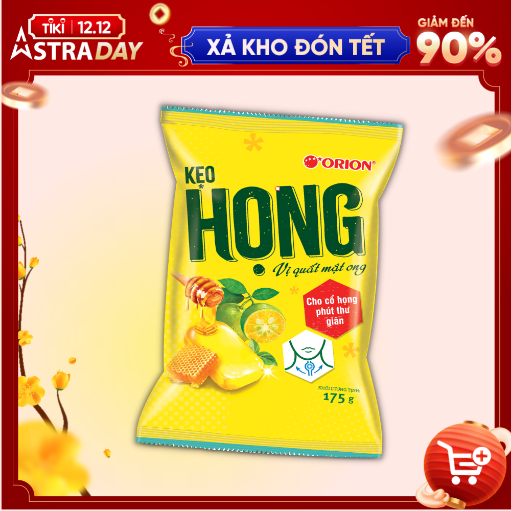 Kẹo Họng Vị Quất Mật Ong 175g