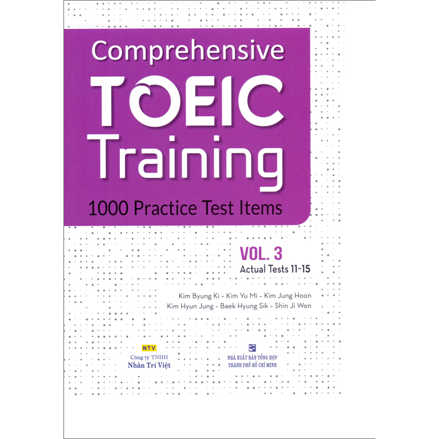 Comprehensive Toeic Training 1000 Practice Test Items (Vol 3) - Kèm CD