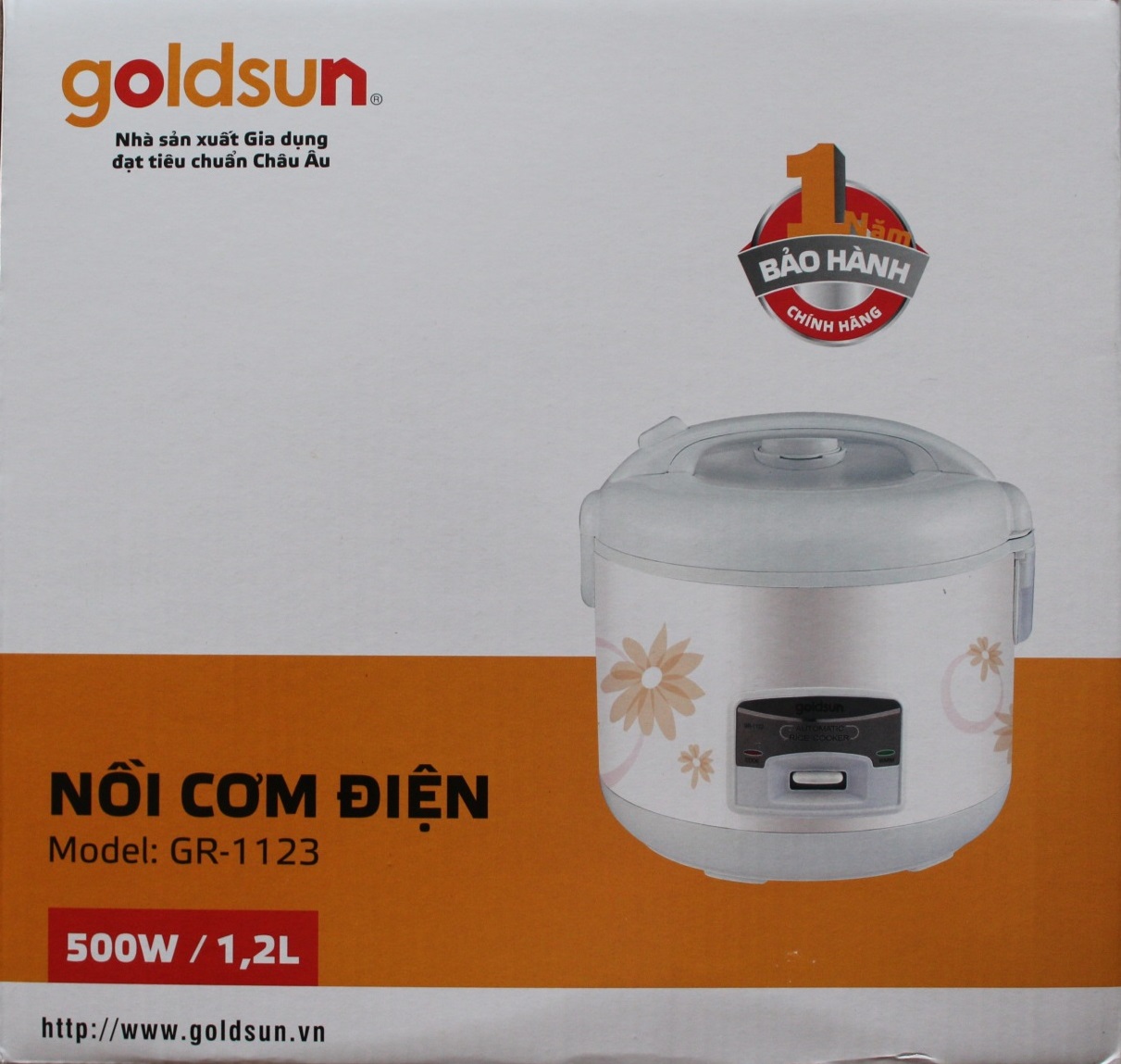 Nồi Cơm Điện Goldsun GR-1123 (1,2 lít)  - Chính Hãng