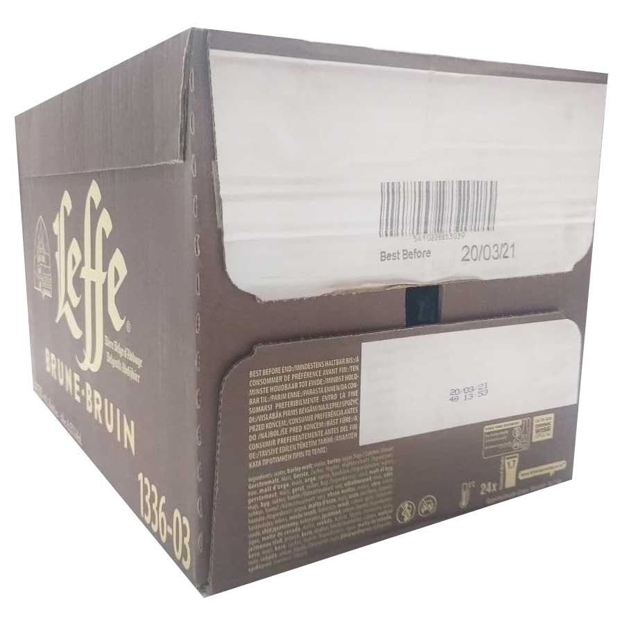 Bia Leffe Brune Nâu 330ml Thùng 24 Chai