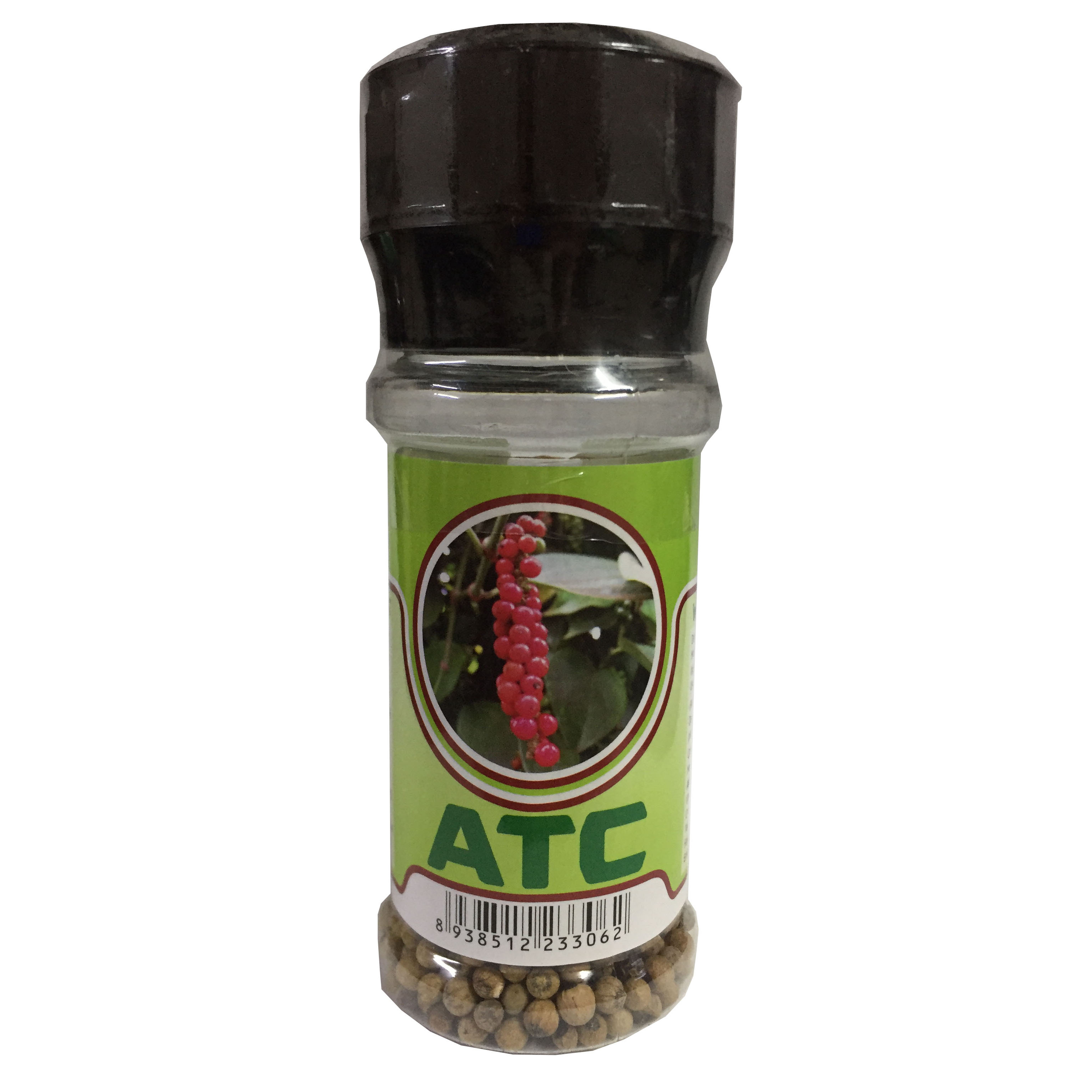 Tiêu trắng hạt ATC chai 50g nắp cối xay