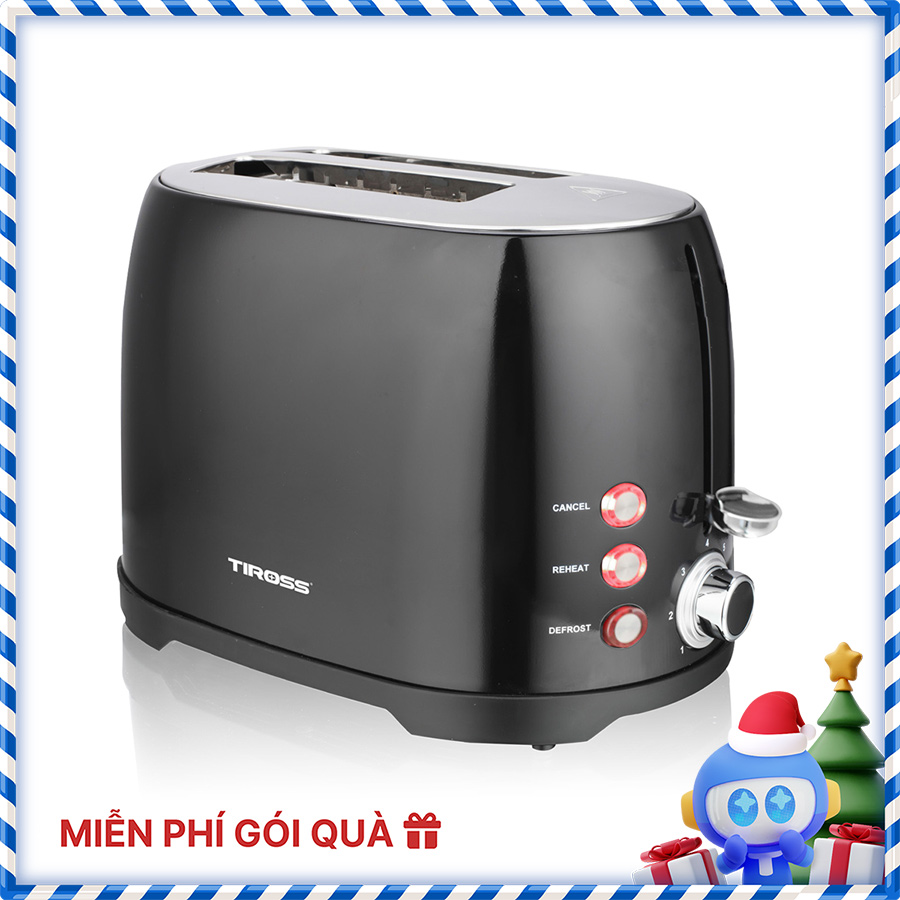 Máy nướng bánh mỳ 2 ngăn Tiross TS9659 - Hàng chính hãng