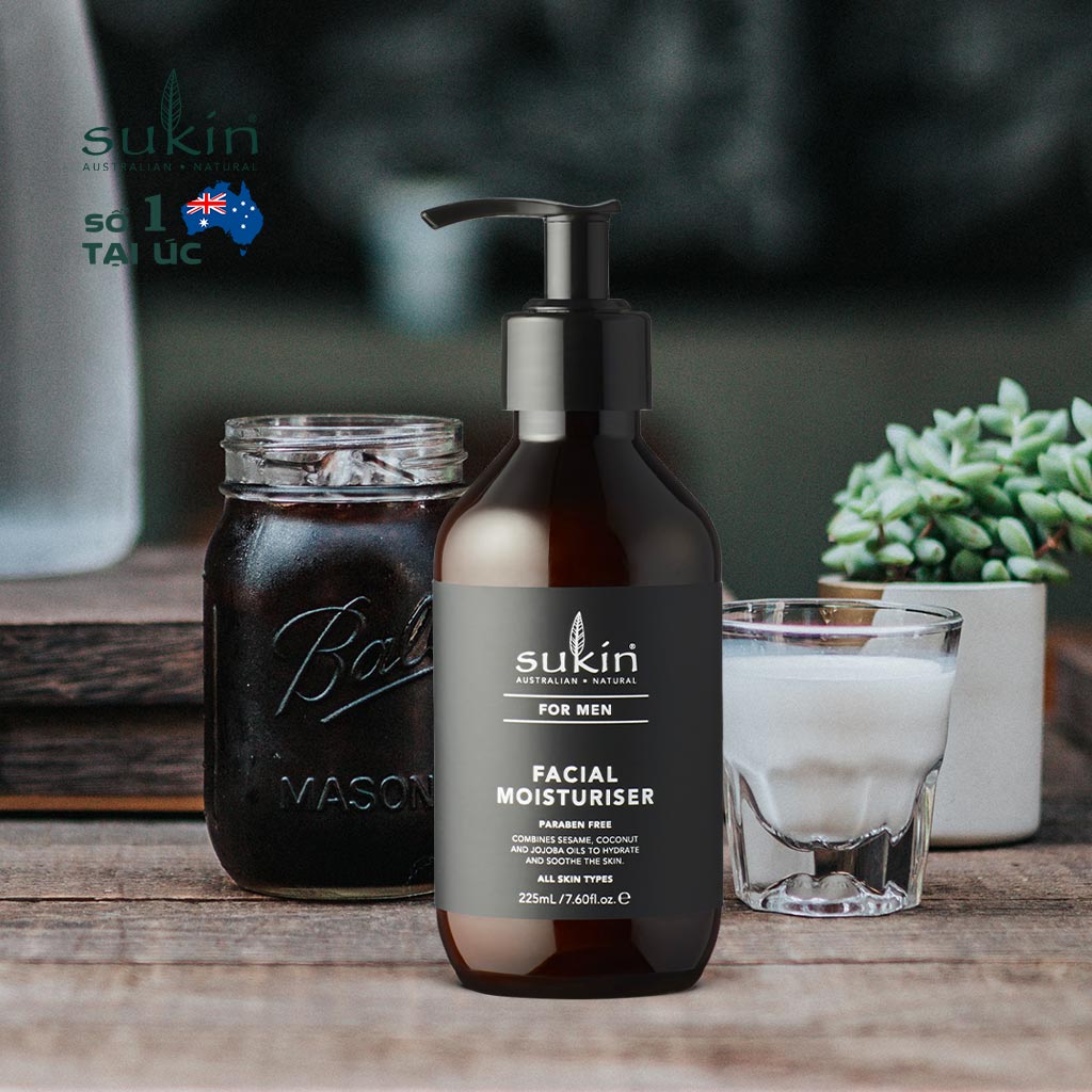 Kem dưỡng ẩm dành cho nam Sukin For Men Facial Moisturiser
