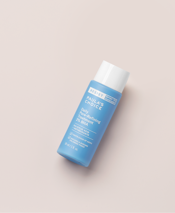 BHA hỗ trợ các vẫn đề về mụn và giúp se khít lỗ chân lông Paula's Choice Resist Daily Pore Refining Treatment 2% BHA 30ml