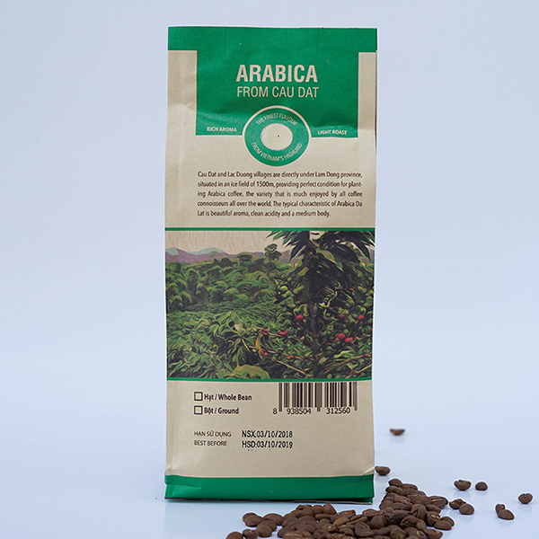 Cà phê M’Ja Arabica 500 gram - Dạng Hạt