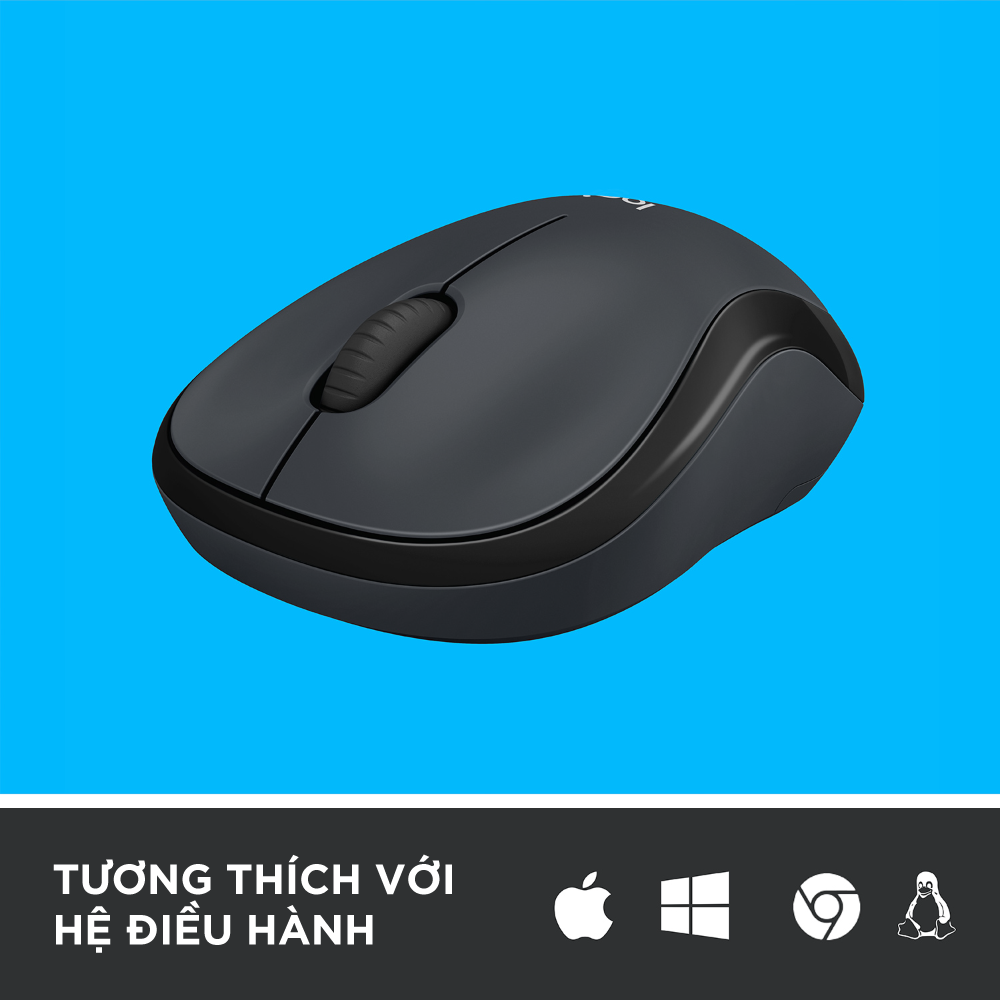 Chuột không dây Logitech M220 Silent - Hàng chính hãng