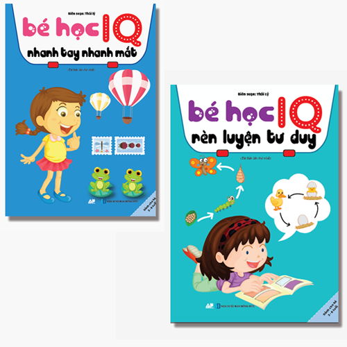 COMBO Bé Học IQ - Phát Triển Trí Tuệ Cho Bé : Rèn Luyện Tư Duy, Tìm Hiểu Kiến Thức, Chữ Số Thần Kỳ, Chữ Cái Diệu Kỳ, Kỹ Năng Sáng Tạo, Câu Hỏi Lý Thú, Nhanh Tay Nhanh Mắt, Mê Cung Huyền Ảo