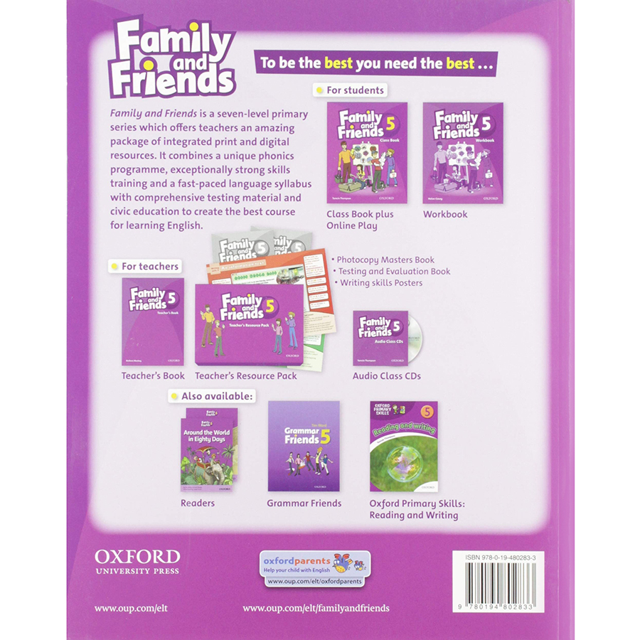 Family and Friends 5 Class Book (without MultiROM) (British English Edition)