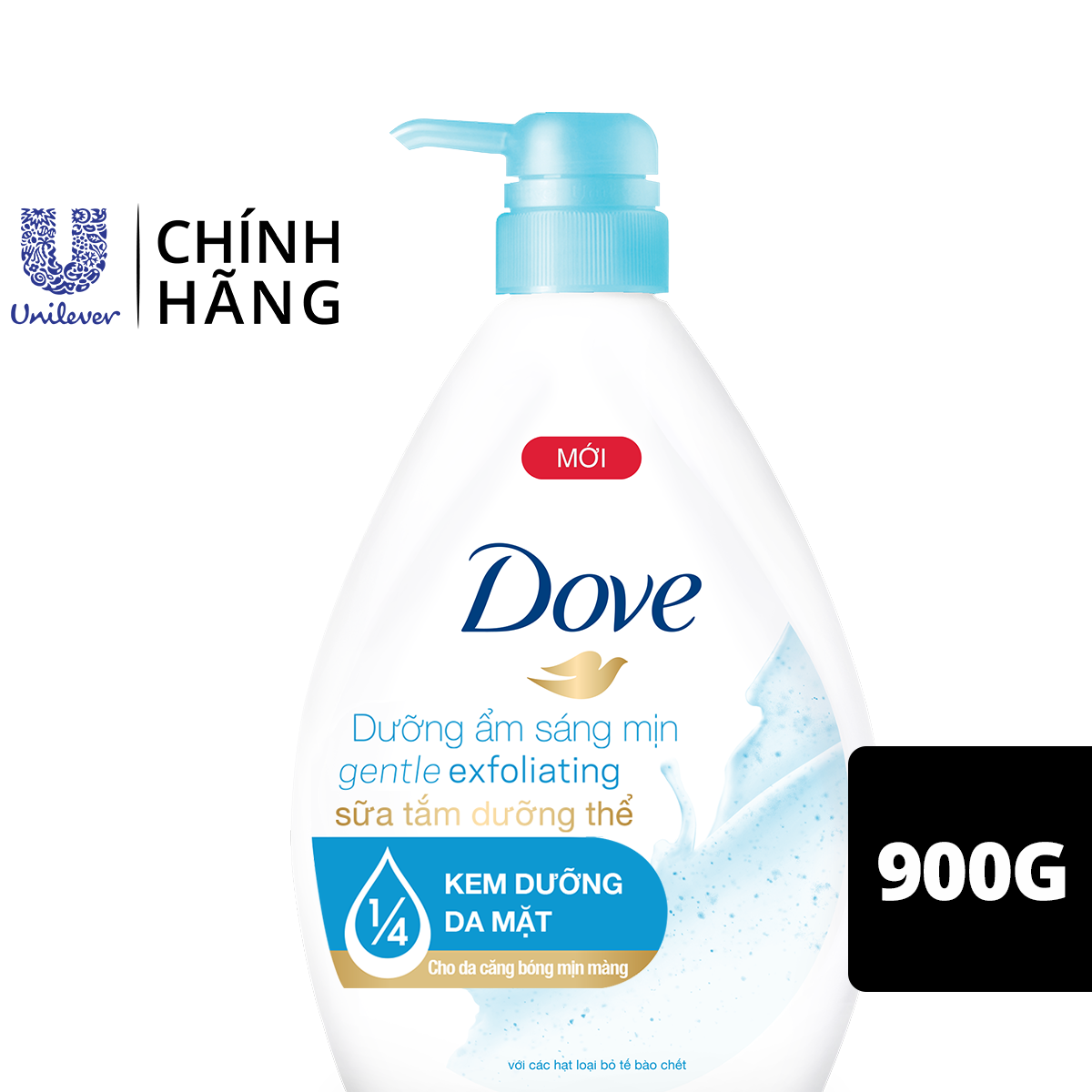 Sữa Tắm Dưỡng Ẩm Dịu Mát Dove Aqua Moisture (900g)